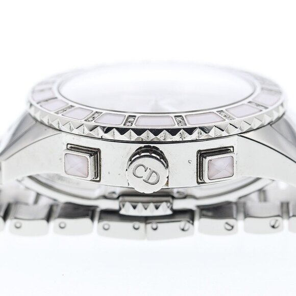 Dior crystal CD114315 Chronograph Silver Dial Quartz Boy's Watch - Picture 9 of 11